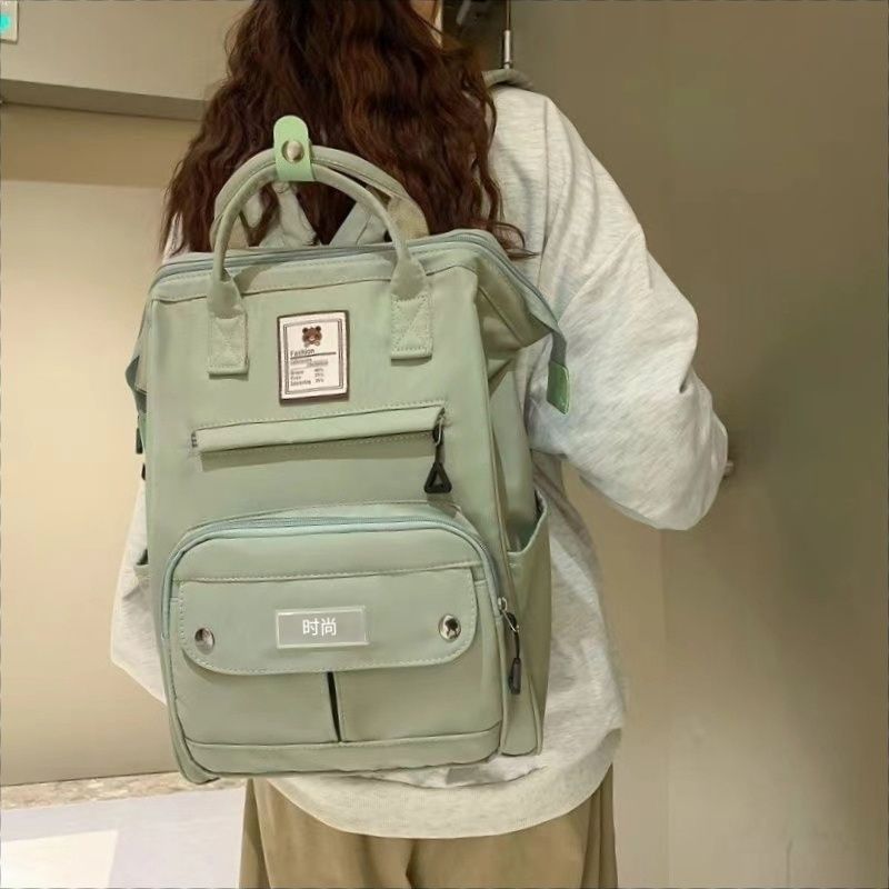 New cross-border maternity and baby backpack for expectant mothers, large-capacity, lightweight, stylish backpack for pregnant mothers, with bottle holder