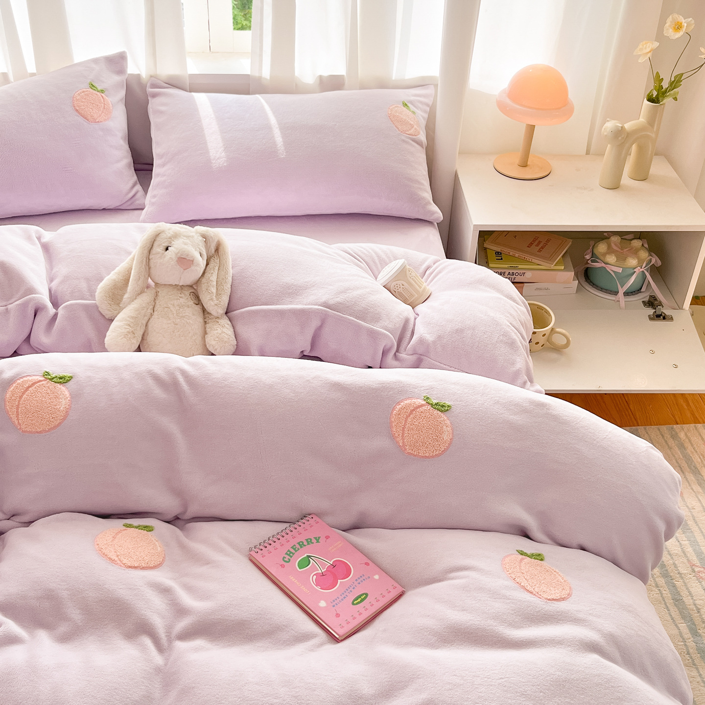 Peach [thick milk--anti-static]