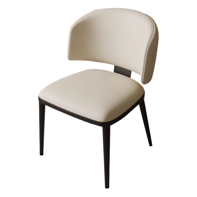 食事椅子クリーム風現代シンプル背もたれ椅子高級感気式軽豪華ホテル接待商談レストラン腰掛け