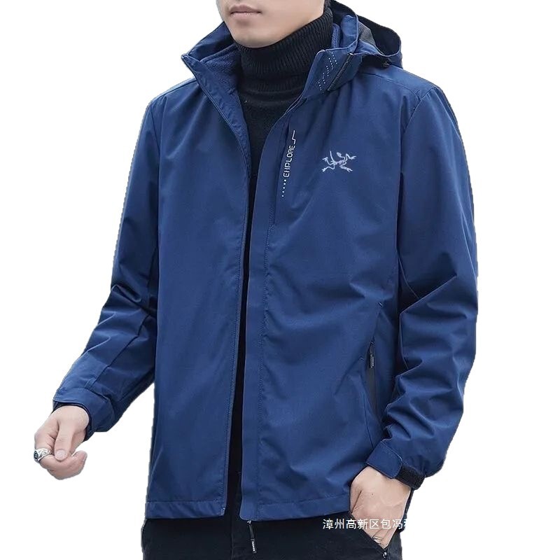 大牌鸟家男士加绒三合一硬壳冲锋衣防风防水户外运动登山服外套|undefined