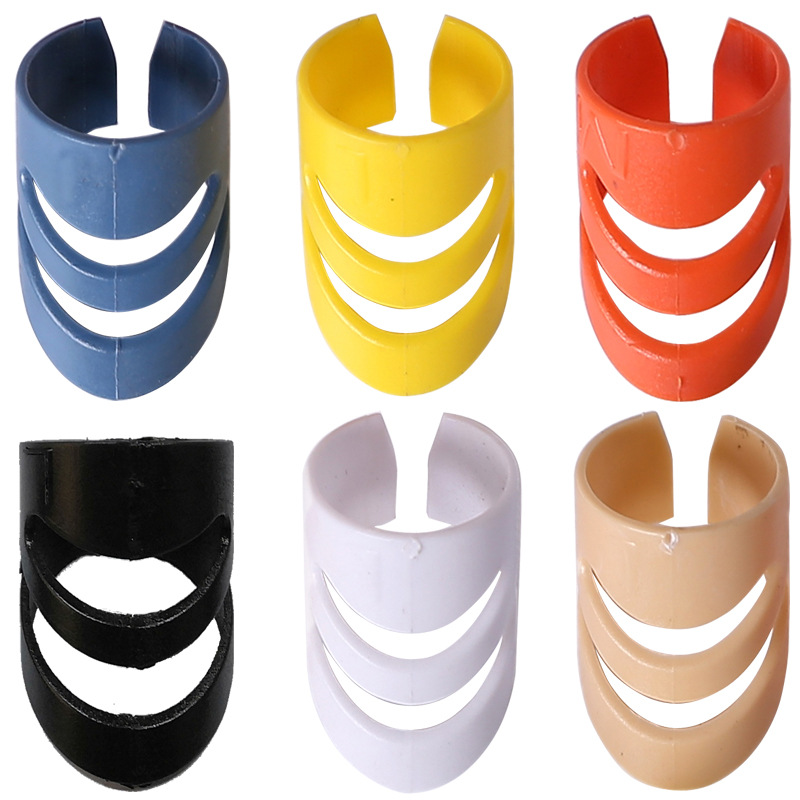 Wholesale color guitar finger set plastic guitar Finger Set pick finger thumb pick guitar pick