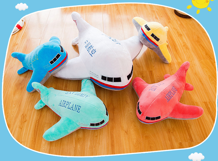 Creative Plane Plush Toy Children's Doll Gift Stall Grab Machine Doll Pillow Doll Kindergarten Prize