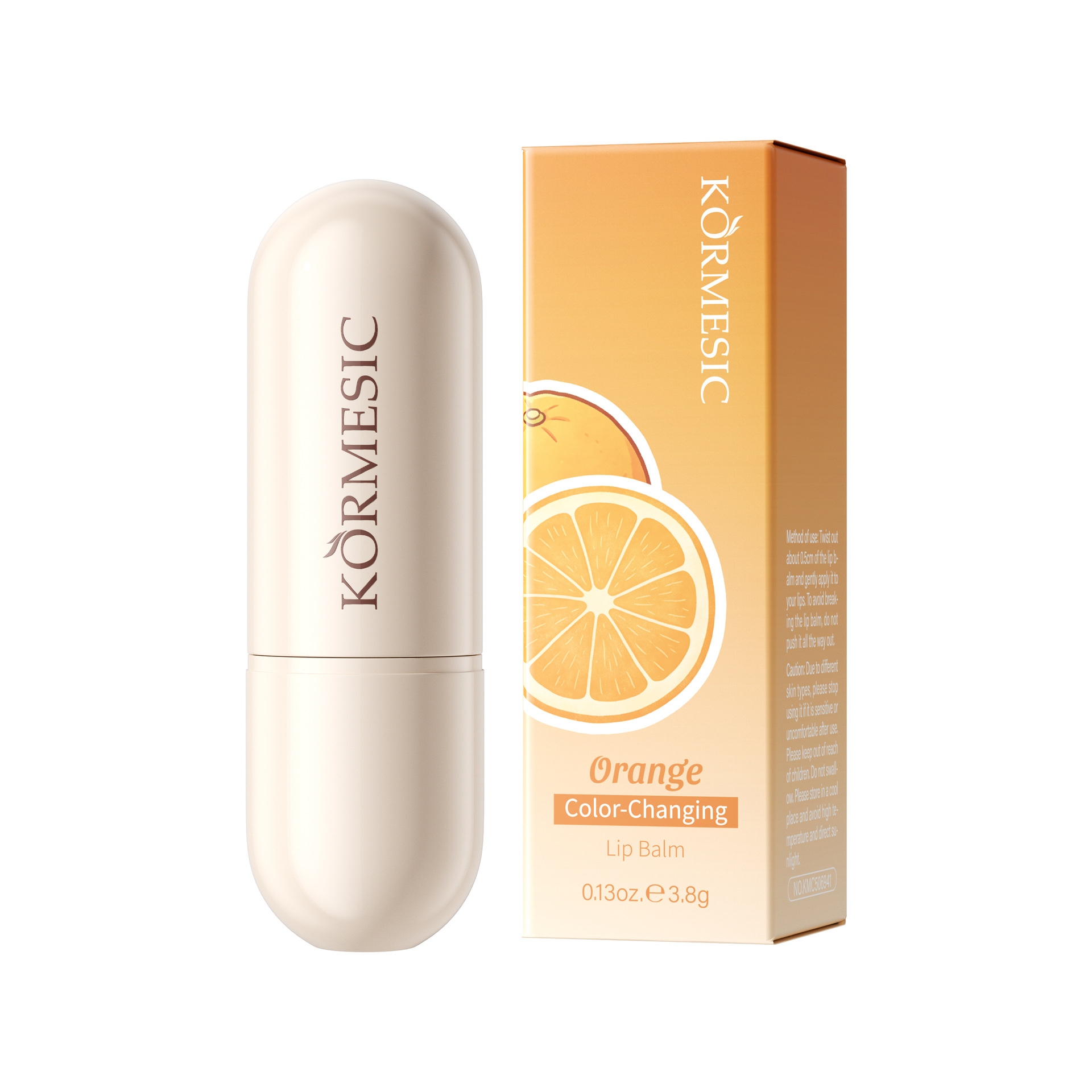 Comercio exterior transfronterizo KORMESIC aguacate color lipstick lip balm humectante protector labial fábrica al por mayor image 8