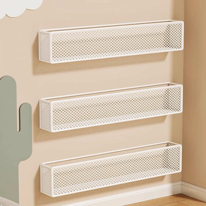 Стенд для хранения книг с картинками Детская книжная полка на стене простой витрина за дверью