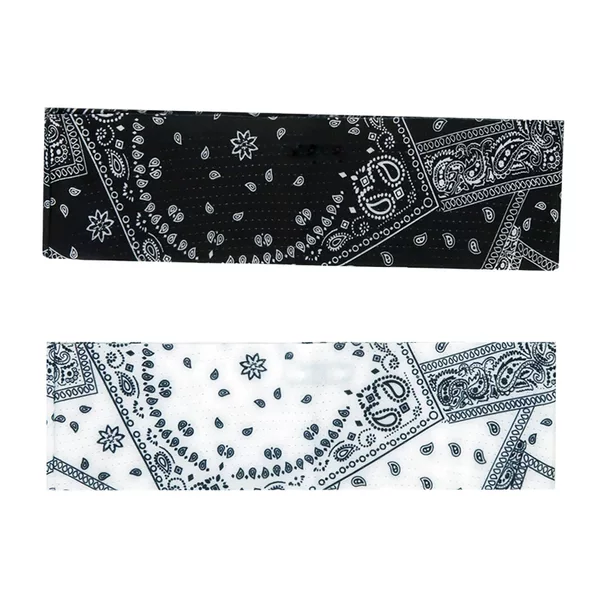 Cashew flower headband for men, running sports summer headband, sweat-absorbing, breathable, quick-drying, fitness yoga non-slip headband for women