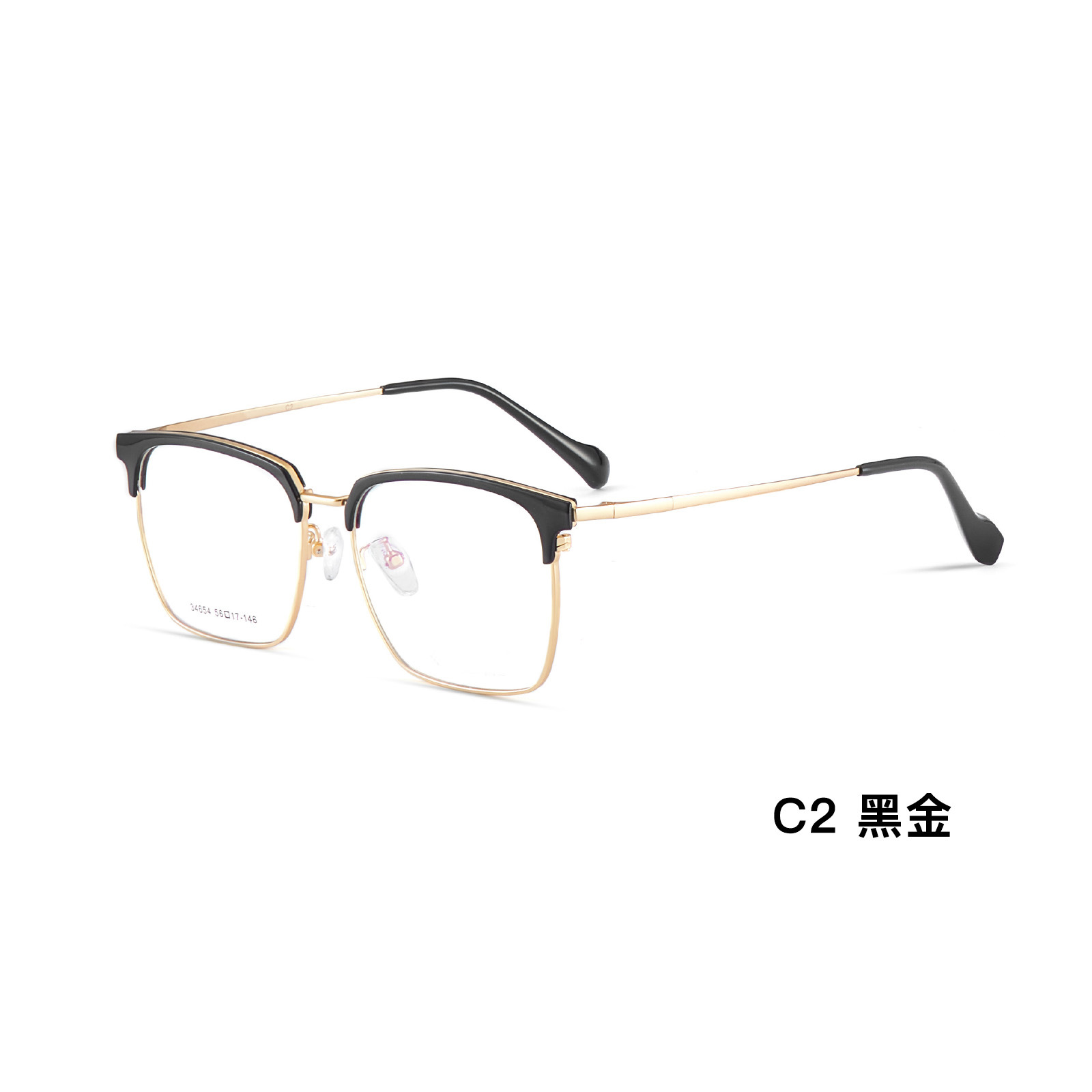 Claro moda Aleación de negocios casual ceja marco gafas marco decoración contorno versátil adelgazar gafas con gafas Danyang lote