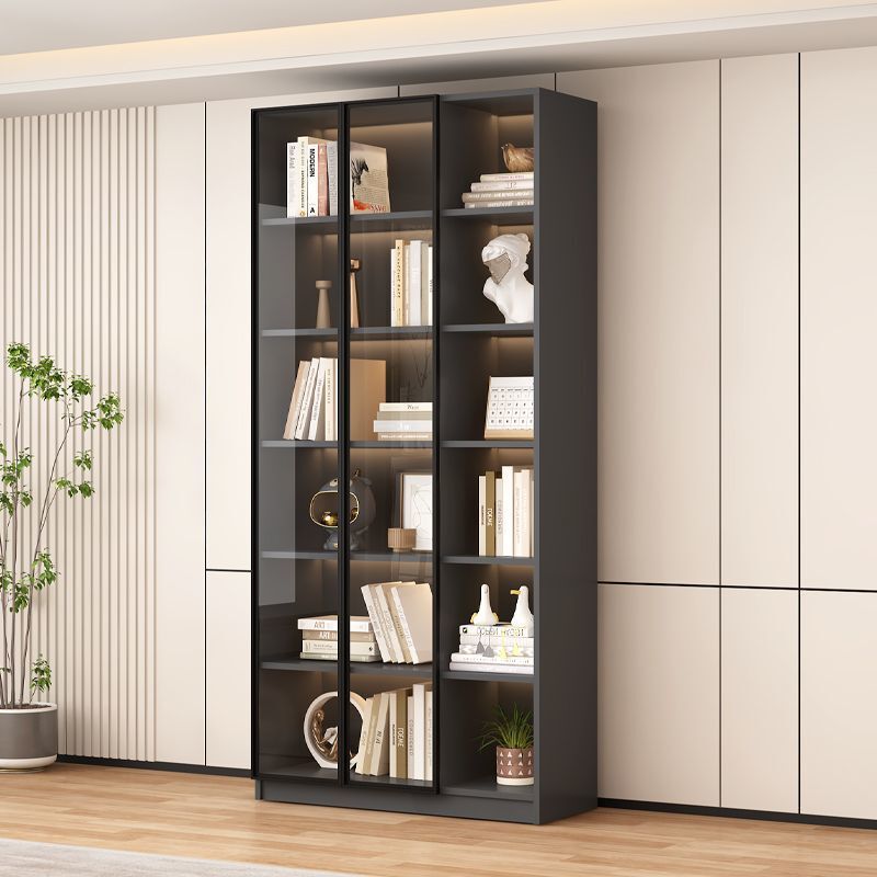 Home Bookcase with Glass Doors, Integrated into the Living Room Wall, Modern Light Luxury Storage Cabinet, Wine Cabinet, Bookshelf, Display Cabinet Home Bookcase with Glass Doors, Integrated into the Living Room Wall, Modern Light Luxury Storage Cabinet, Wine Cabinet, Bookshelf, Display Cabinet