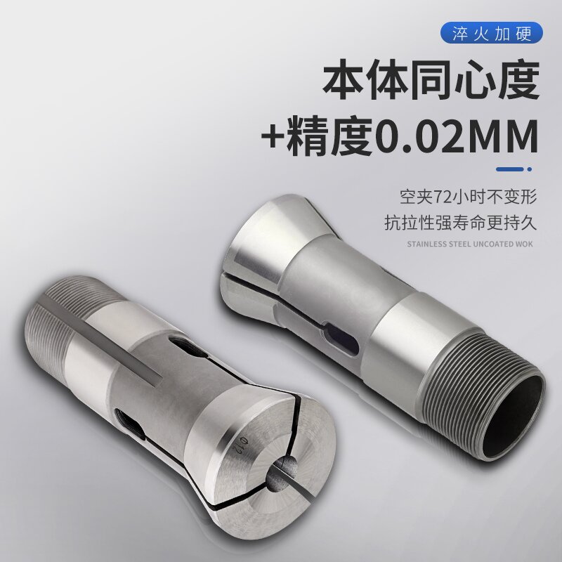 Tipos 15 - 20 - 25 - 32 - 50 Tipos de abrazadera de resorte de torno automático Nuevo orificio redondo de abrazadera de torno Beiguang