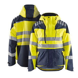 Cross-border Foreign Trade European Code Men's Outdoor Hooded Jacket Reflective Strip Tooling Safety Riding Suit Jacket Charge Jacket
