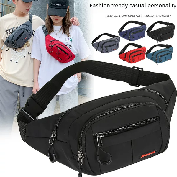 Fashion Sports Shoulder Bag New Chest Bag Korean Style Running Gym Bag Crossbody Bag Casual Fashion Mobile Phone Waist Bag