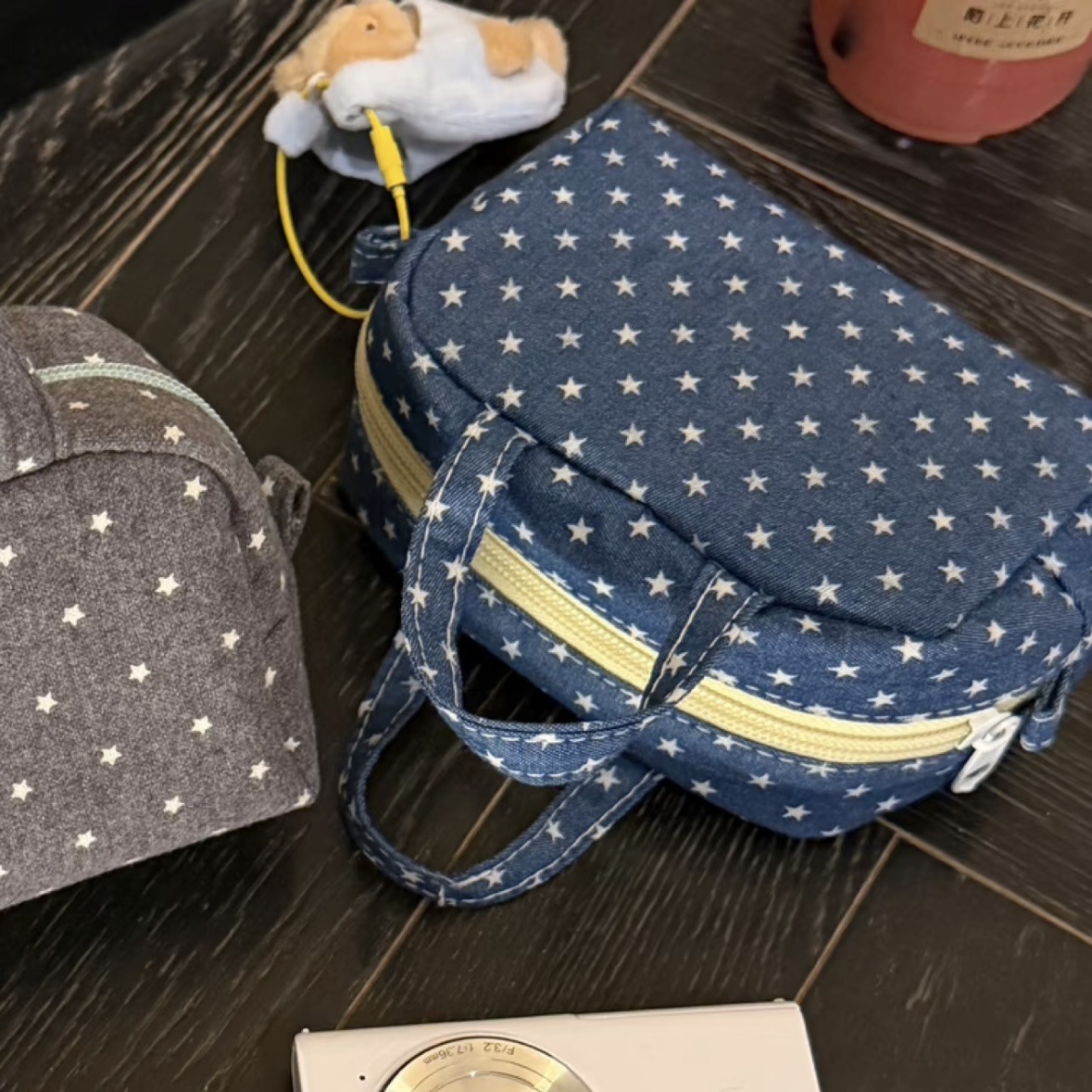 데님 스타 볼링백--소형