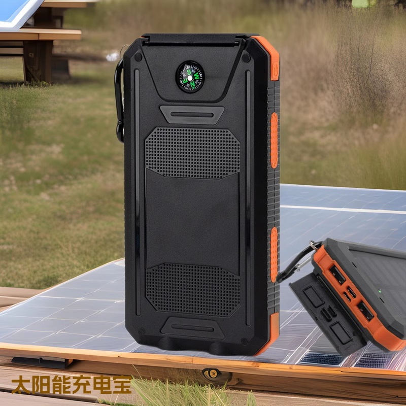 Cargador Solar Portátil 10000mAh de Plástico con Energía Solar para Exteriores image 3