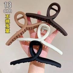 咖色大号抓夹女2025新款高级感发抓后脑勺发夹鲨鱼夹秋冬夹子头饰