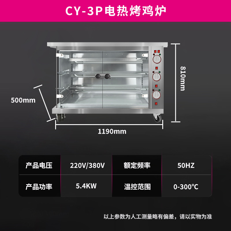 CY-3P 전기 치킨 오븐