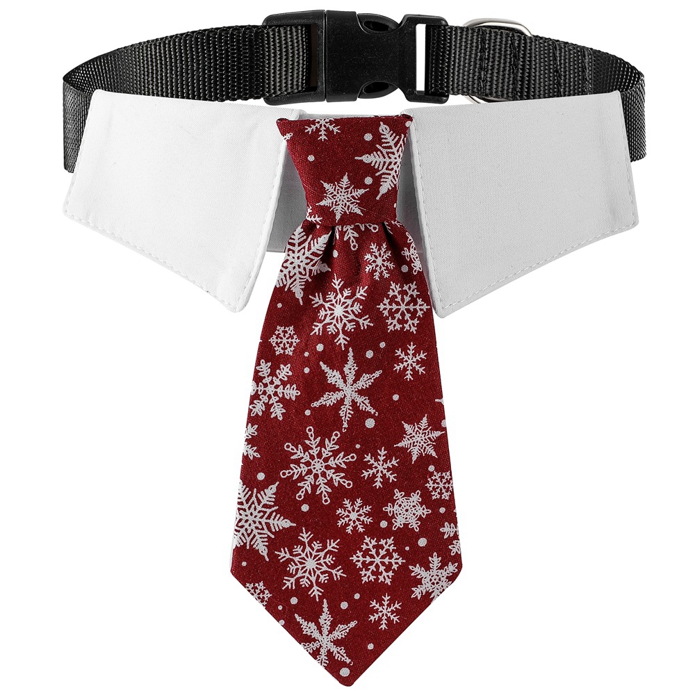 Tanpopo Navidad PET collar tie ropa para mascotas accesorios para mascotas pequeño mediano y grande perro tie