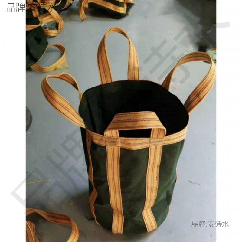 Утолщенный тоннажный мешок для взвешивания, холщовый мешок для подъема, квадратный шифрованный высокогорный износостойкий круглый контейнерный мешок.