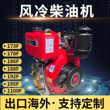 外贸专拍常州小型单缸风冷柴油机173F178F188F192F抽水泵发动