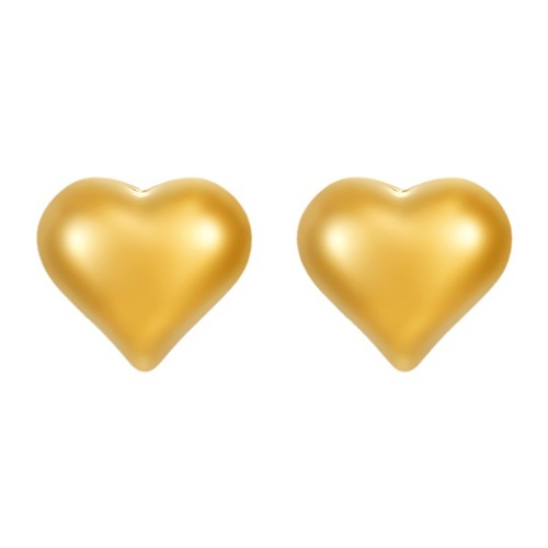 Hot selling European and American retro geometric women's earrings fashionable personalized love heart-shaped earrings simple sweet fashionable earrings wholesale