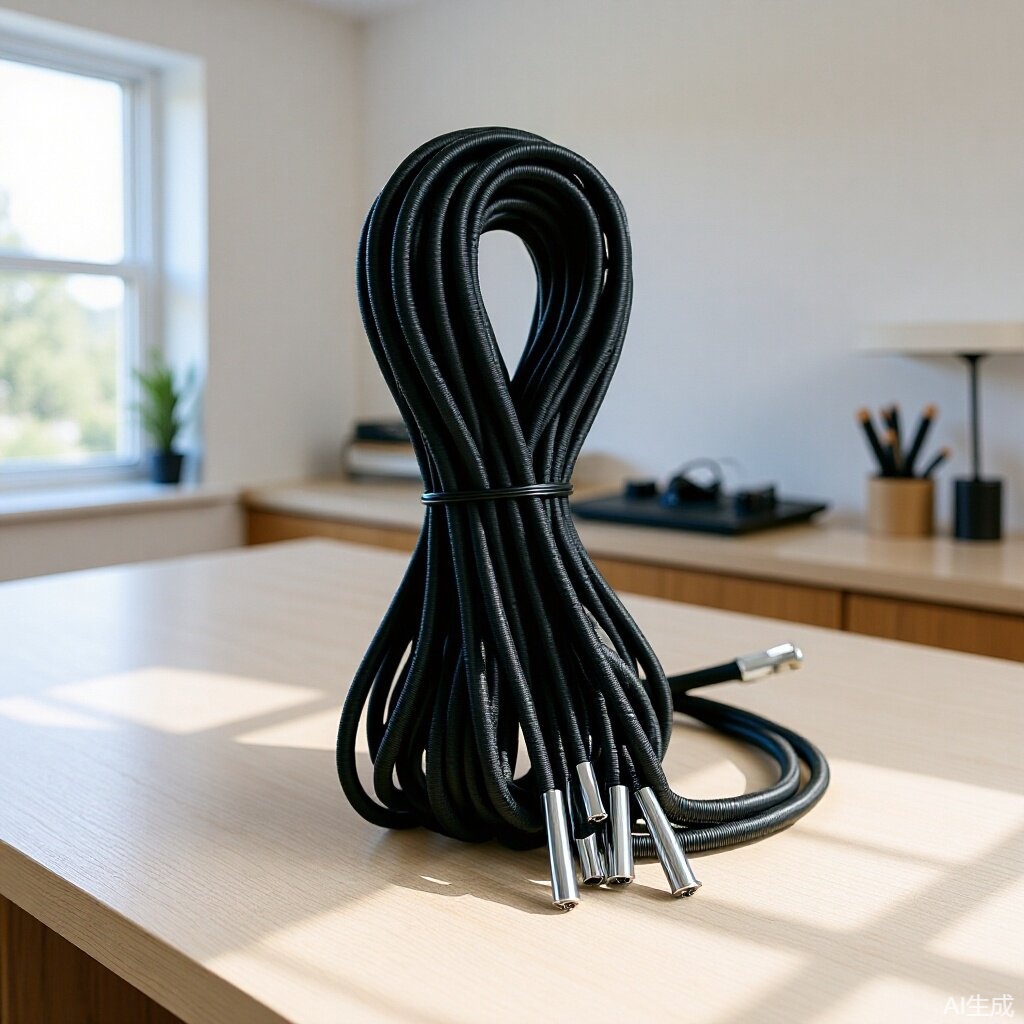 工厂直供高品质弹力绳橡筋绳休闲躺椅捆绑松紧绳泰国乳胶芯牛津绳