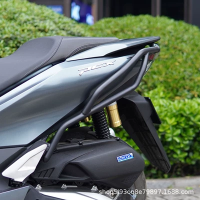 Suitable for 25 Models of Motorcycle bumper - matte-black-carbon-steel-rear-bumper
