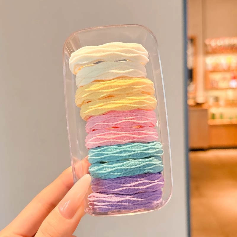 Cuerda para el cabello de cola de caballo alta, alta elasticidad y goma elástica duradera, temperamento femenino, cuerda para la cabeza, 2025 nuevo tocado de anillo para el cabello de verano