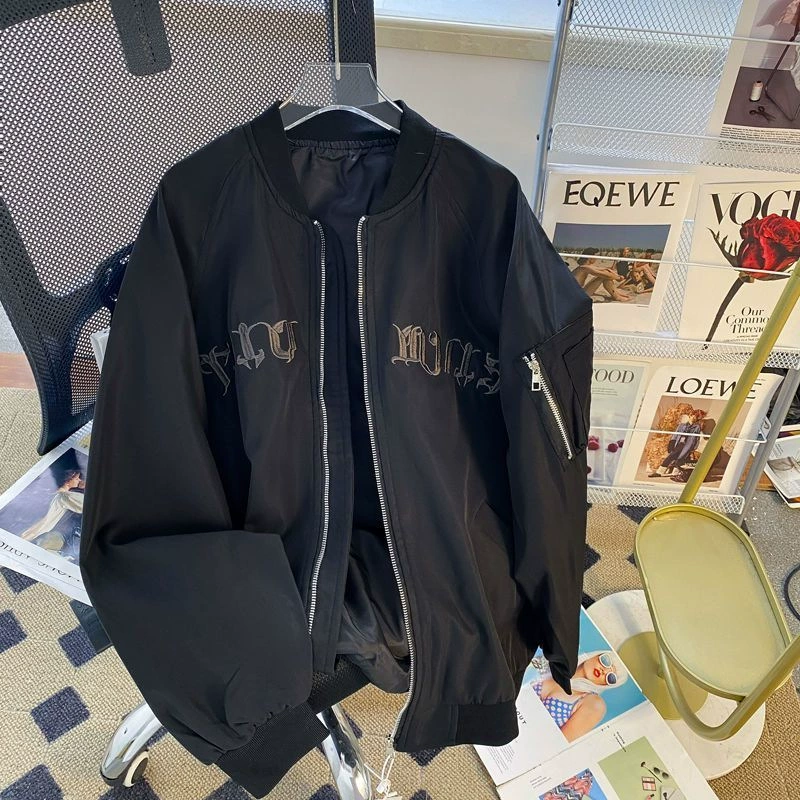 Американский винтаж надписью jacket Мужской весна и осень VIBE повседневный baseball стиль