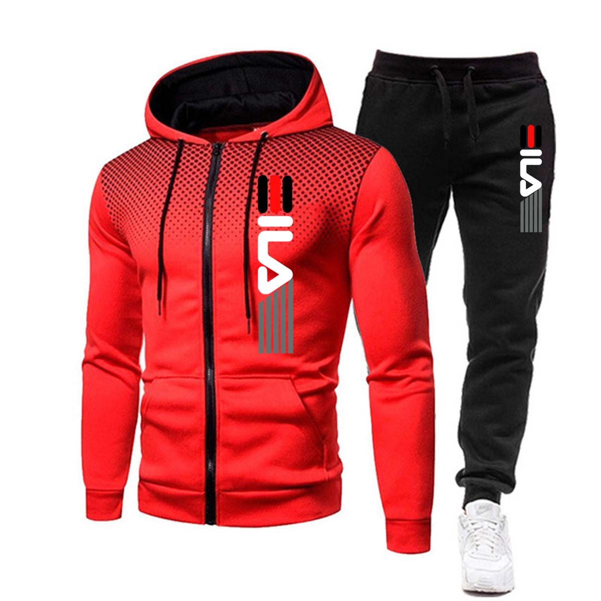 Men's Fleece Tracksuit Set - Image 3