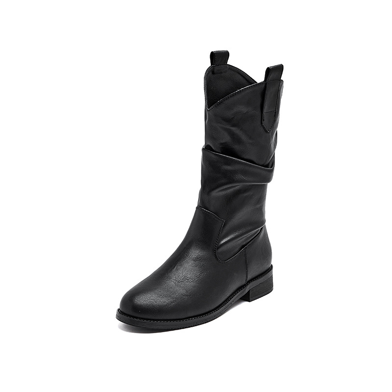 Augusto Lion Black Martin botas para mujeres 2026 nuevo invierno Maillard West botas vaqueras botas cortas botas caballero