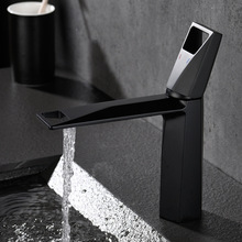 北欧轻奢全铜面盆单孔冷热水龙头金色枪灰卫生间浴室柜洗脸盆龙头