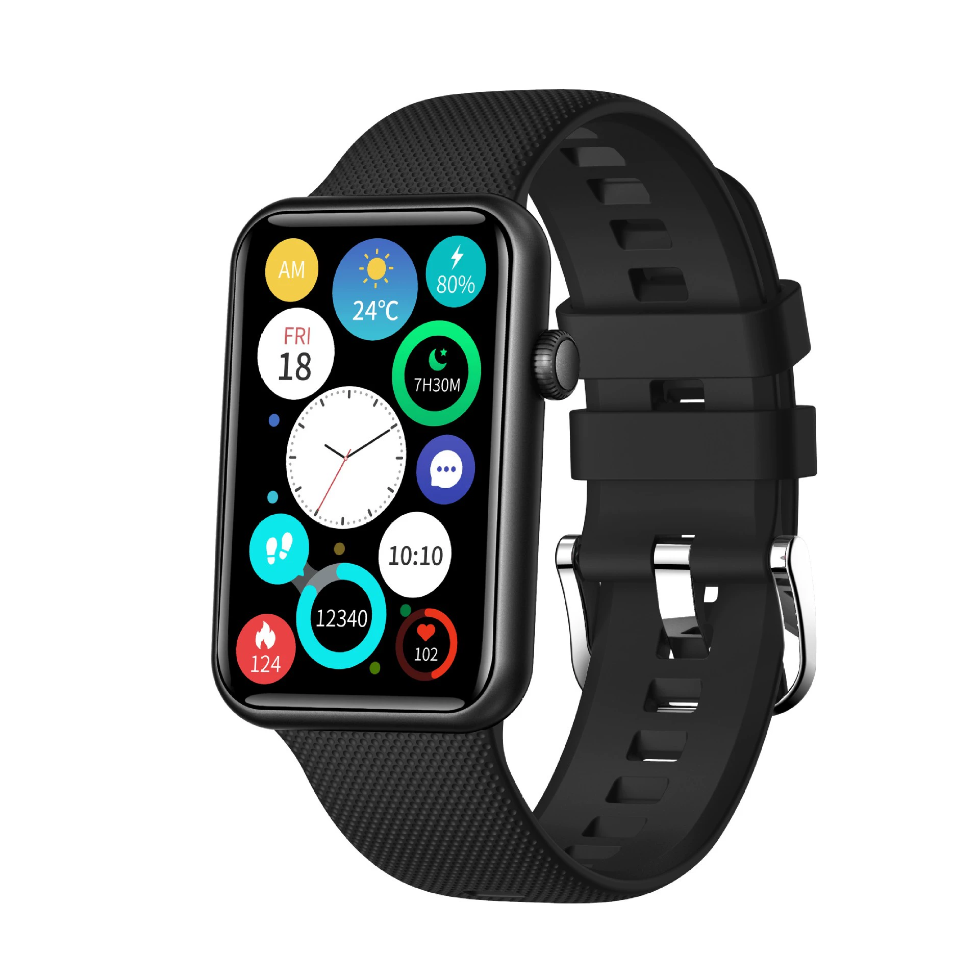 Умные часы HT5PRO звонок Alipay 8763E одно-клик подключение 1,57-дюймовый полный сенсорный экран алюминиевый корпус