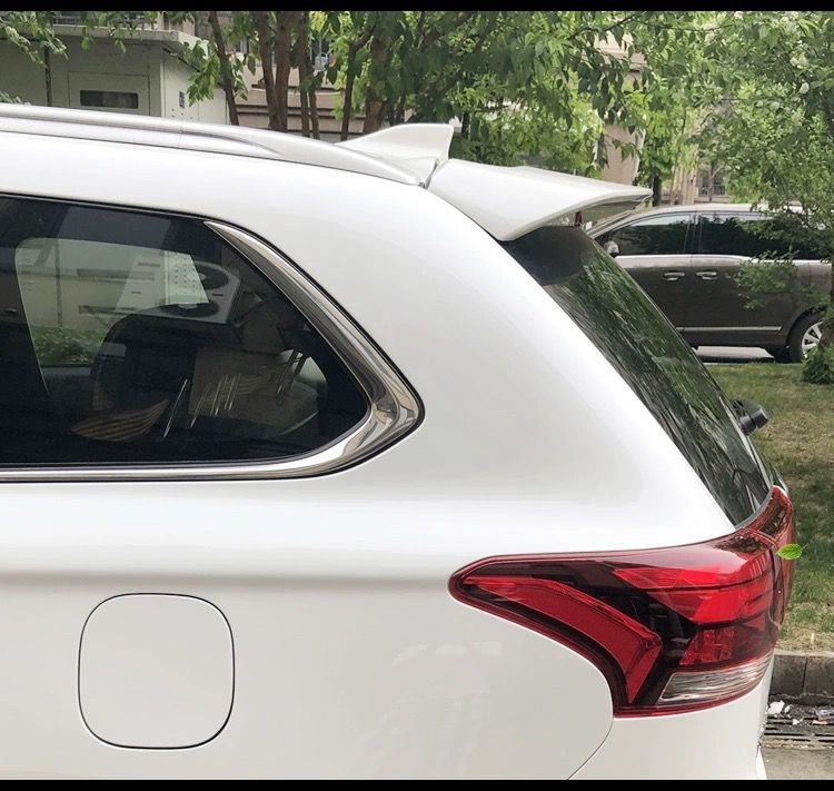 Mitsubishi Outlander Large Rear Spoiler for 13-22 Models, New Outlander Modification Special Widened Roof Spoiler, Wind Deflector, No Drilling Required