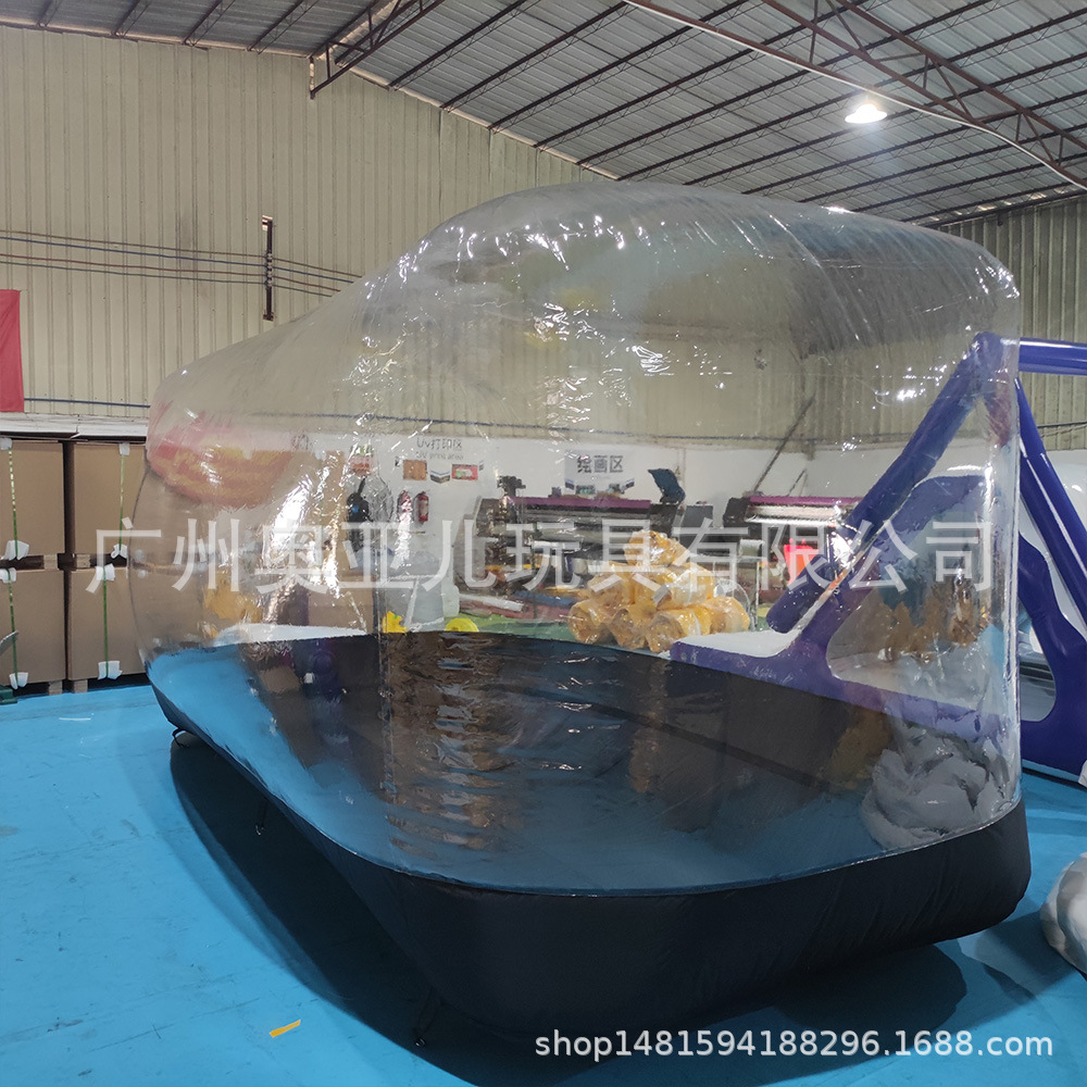 Coche inflable al aire libre carpa de estacionamiento transparente exposición actividad cubierta de coche reparación de belleza pintura en aerosol a prueba de polvo fabricante de dormitorio