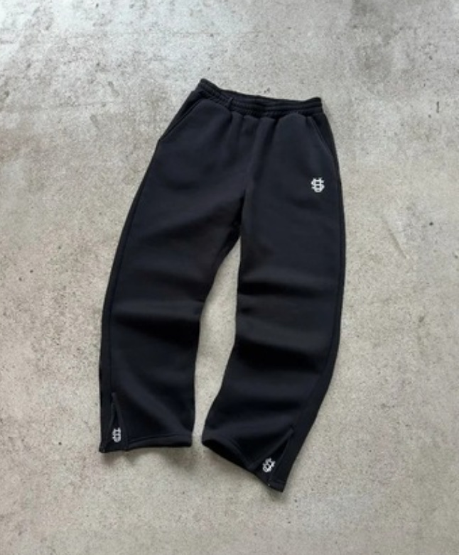 Pantaloni larghi ricamati da uomo e da donna – Set coordinato alla moda per coppie (nero/grigio/blu navy/rosa/marrone, S-3XL)_voghion.com