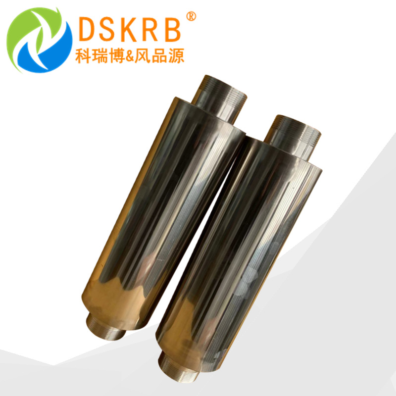 现货包邮不锈钢304消声器厂家可按图纸定 做消音器漩涡风机排气管