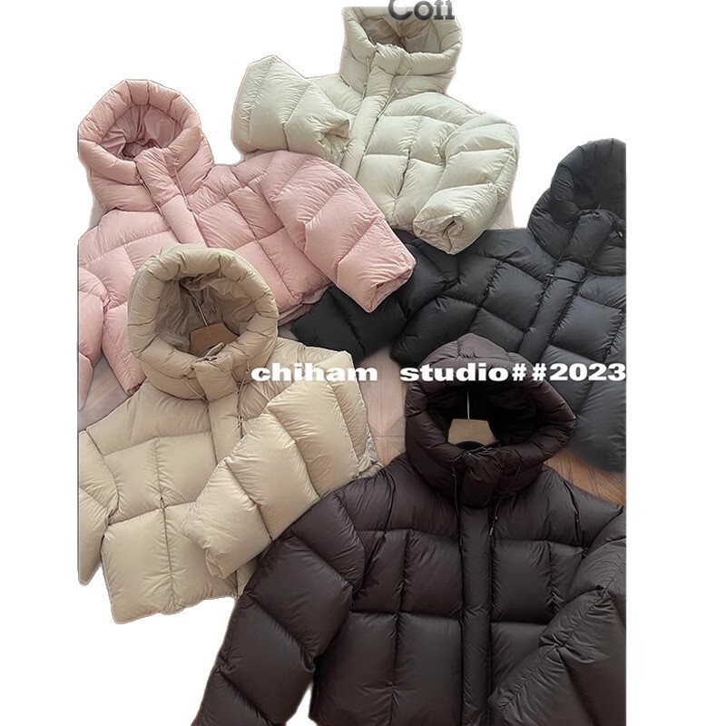2025羽绒棉服女短款冬季新款时尚洋气保暖宽松面包服咖色连帽外套|undefined