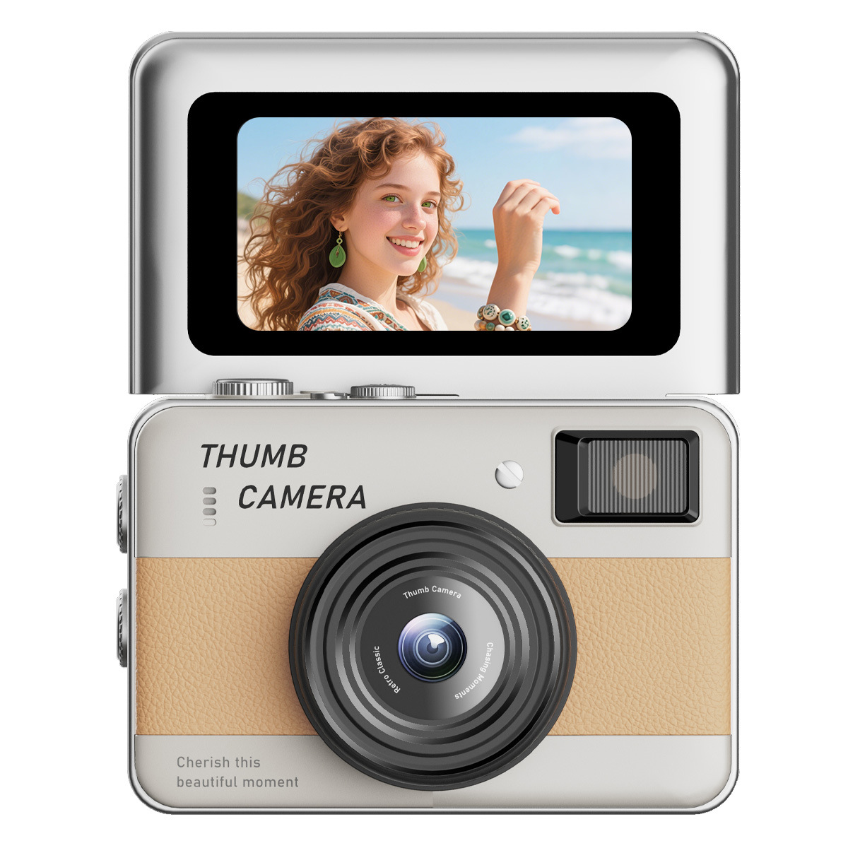 Transfronterizo Y11 mini cámara CCD estudiante partido portátil HD pantalla plegable foto pequeña cámara colgante cámara de pulgar