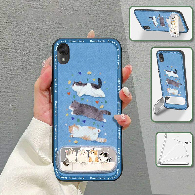 Suitable for Moto Phone Cases, Makeup Mirror, Cartoon Makeup Mirror, Quirky Heat Dissipation, Textured Full-Edge Design, Cute Stand Suitable for Moto Phone Cases, Makeup Mirror, Cartoon Makeup Mirror, Quirky Heat Dissipation, Textured Full-Edge Design, Cute Stand