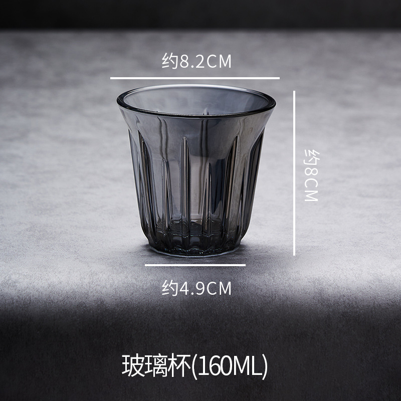 Taza de café pintada vidrio templado pintado a mano bombarderos americanos coloridos retrógrados transparentes sucios Latte Australia