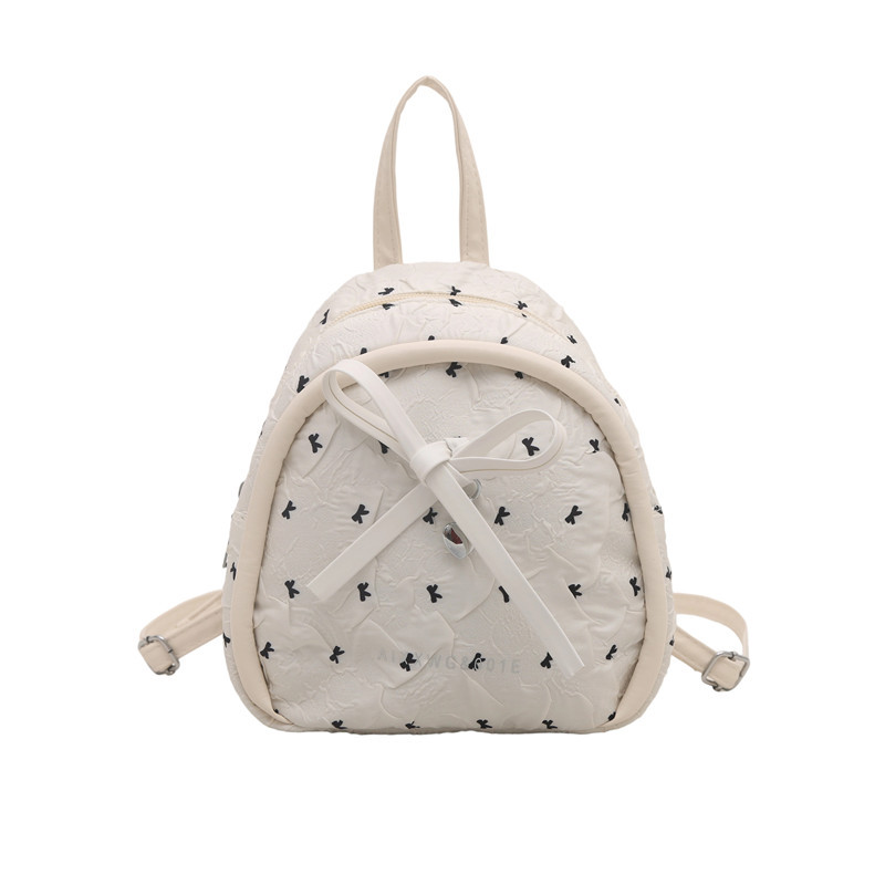 Fuchsia Summer Backpack with Bow, One-Shoulder Style, High-Quality Design by 其他