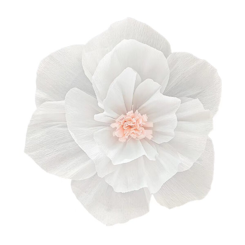 結婚式の部屋のプリーツフラワー立体クレープ紙の花の装飾誕生日パーティー結婚式の新しい家のベッドサイドの寝室の背景の壁のレイアウト|undefined