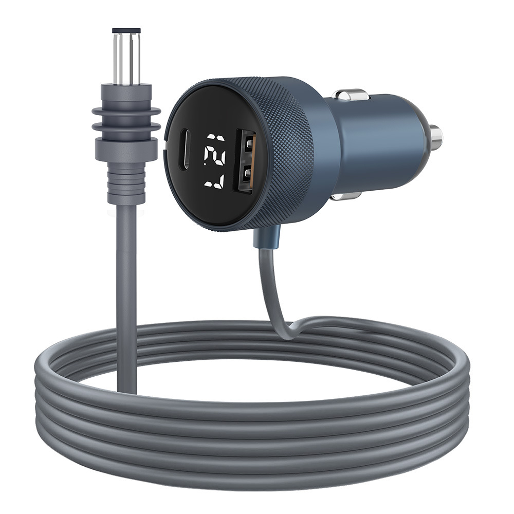 Digital Display Charger Pd Fast Charging-Dc Car Charging Cable Bw-12-F783 Car Cigarette Lighter Adapter 12V-24V
