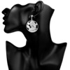Carved accessory, earrings, European style, simple and elegant design