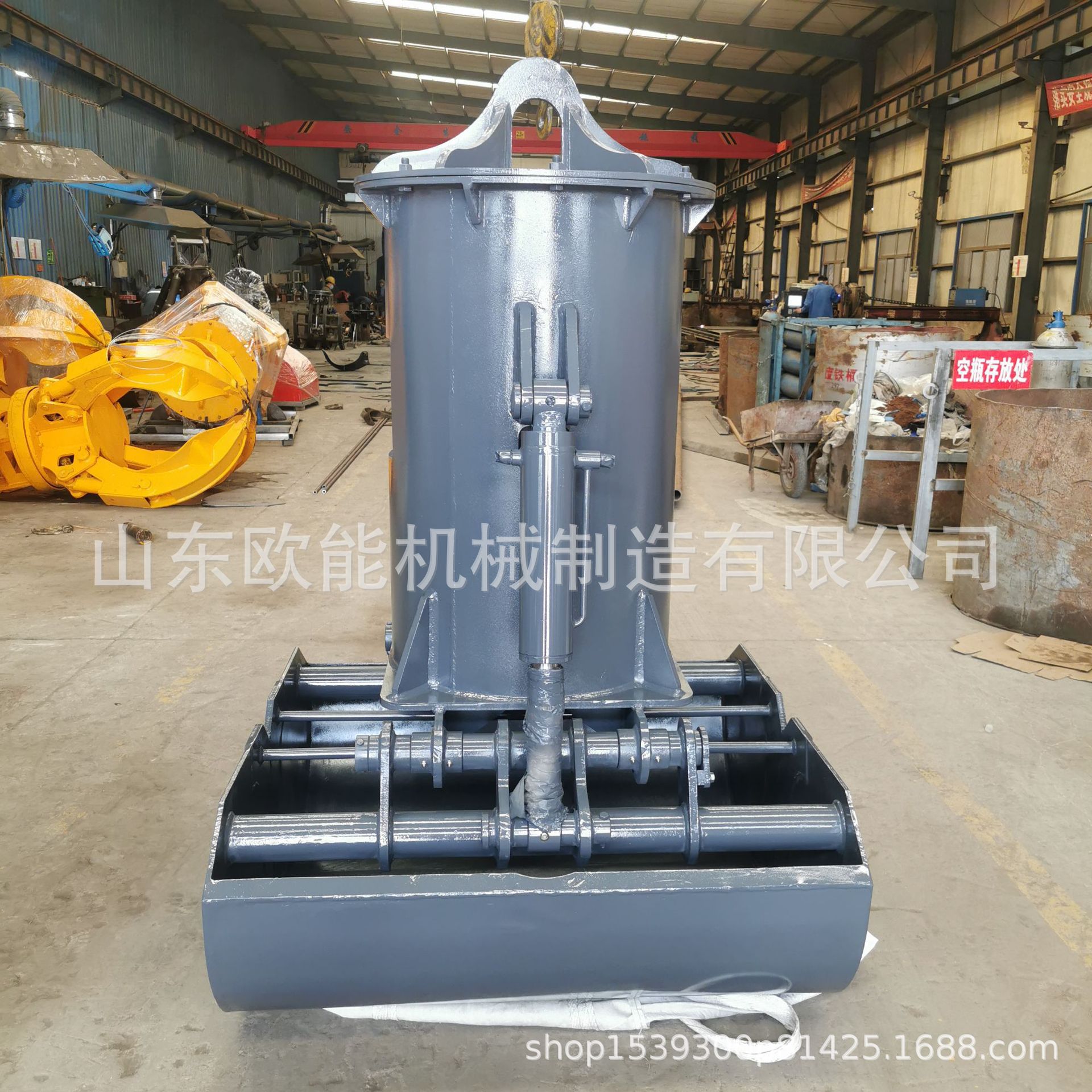 化肥物料厂行车专用抓斗 可来图制作 效率高质量耐用