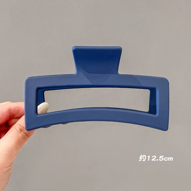 Gran volumen de cabello, horquilla larga, sentido avanzado femenino 2025 nuevo clip de agarre completo, clip de tiburón, tocado, horquilla