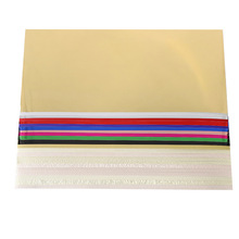 多色彩色铝箔压纹纸 金银卡纸 文具包装纸礼盒包装纸特种纸艺术纸