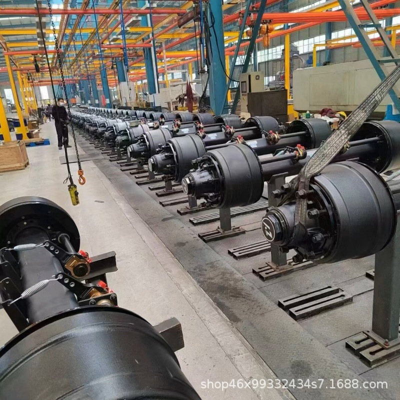 American-style axle assembly, 13T 16T axle, American-style axle, German-style axle, rear axle exported to Africa for production