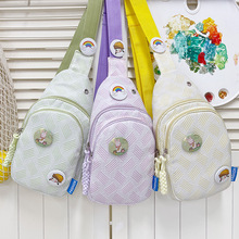 斜挎包包女少女日系清新小包运动休闲ins胸包百搭可爱单肩包定制