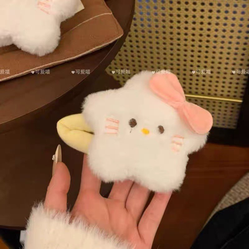 Side clip#White star