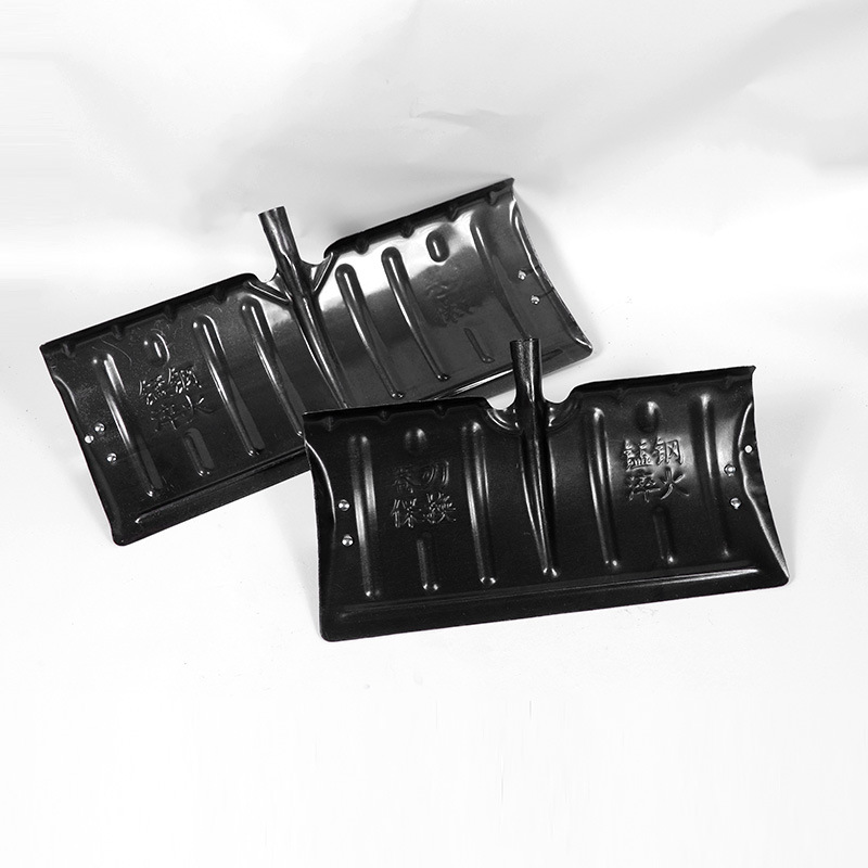 Black Wheel Snow Shovel with Manganese Steel, Multi-functional Heavy-duty Snowboard Winter Snow Removal Tool for Wholesale