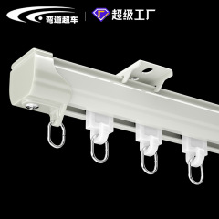 新ヨーロッパ式の中国式レール吊り式カーテンレールはトップに取り付けられ、サイドに取り付けられたカーテンレールがあります。